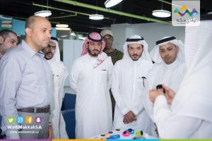 Jamoum Computer Department Visits Wadi Makkah Company